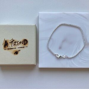 Shining Sterling Silver Bracelet